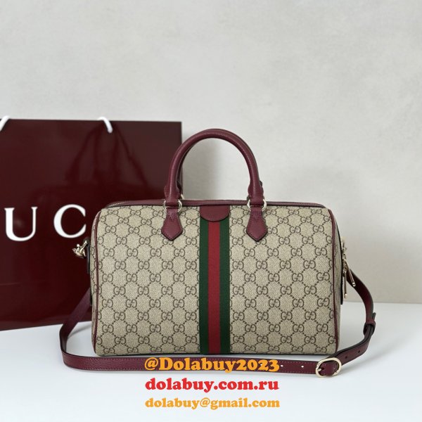 Gucci Wholesale 836824 Ophidia Large Boston Bag