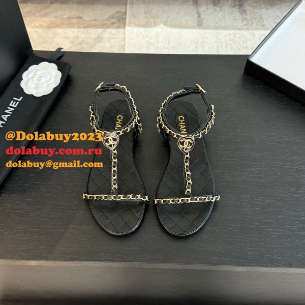 Best CC 2025ss Heart Sandals
