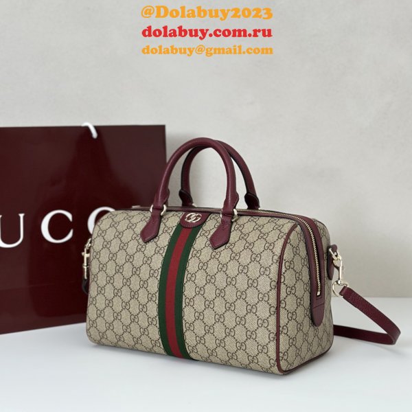 Gucci Wholesale 836824 Ophidia Large Boston Bag